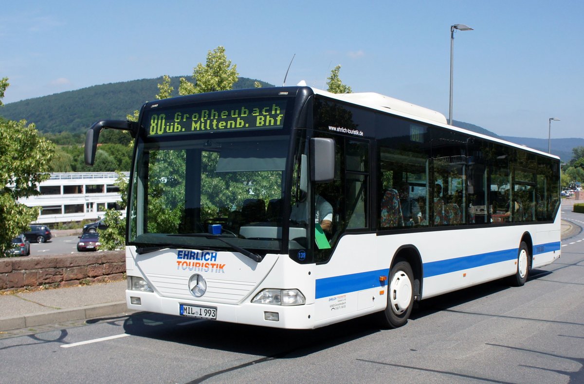 Bus Miltenberg / Bus Unterfranken: Mercedes-Benz Citaro Ü der Ehrlich Touristik GmbH & Co. KG, aufgenommen im Juli 2019 im Stadtgebiet von Miltenberg (Bayern).