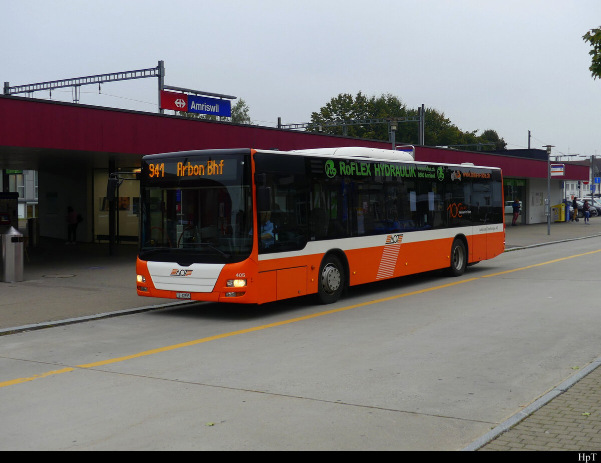 Bus Oberthurgau ( ex AOT ) - MAN Lion`s City Nr.415  TG 62895 in Amriswil am 22.09.2021