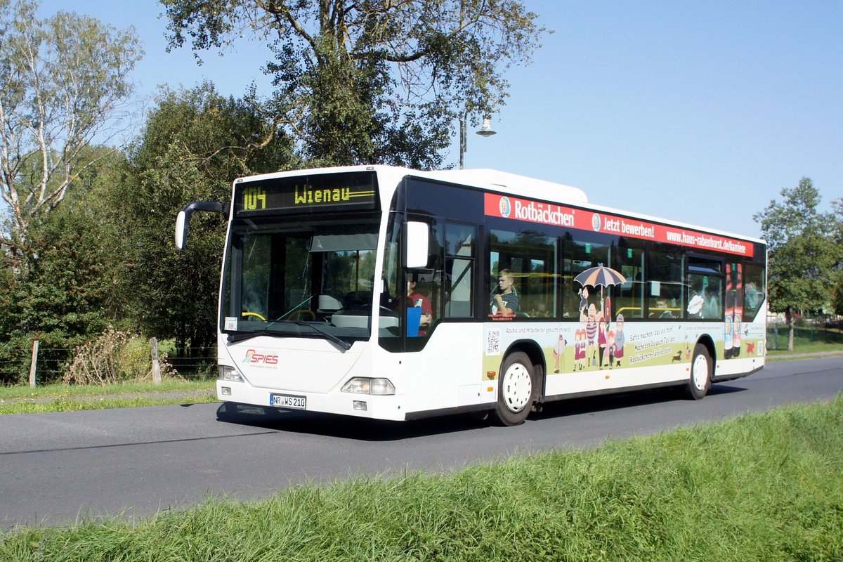 Bus Rheinland-Pfalz / Bus Dierdorf: Mercedes-Benz Citaro der Reisedienst Spies oHG, aufgenommen im September 2020 im Stadtgebiet von Dierdorf (Landkreis Neuwied).