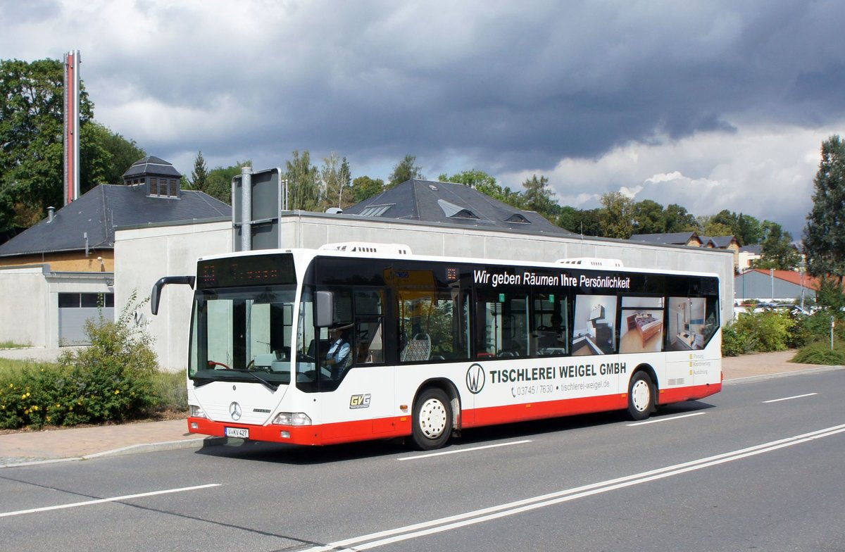 Bus Rodewisch / Bus Vogtland: Mercedes-Benz Citaro der Göltzschtal-Verkehr GmbH Rodewisch (GVG), aufgenommen im September 2019 am Busbahnhof von Rodewisch.