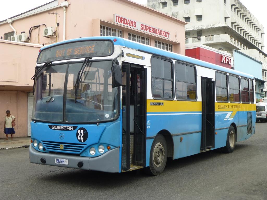 Busscar (brasilianischer Hersteller)  Barbados Transport , Barbados/Karibik 20.03.2015