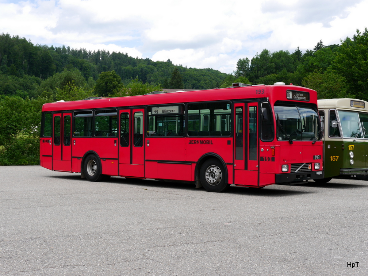 Bustag 2017 in Burgdorf - ex SVB ( Bern Mobil ) Volvo B10M Nr.193 unterwegs auf Fotoextrafahrt in Burgdorf am 25.06.2017