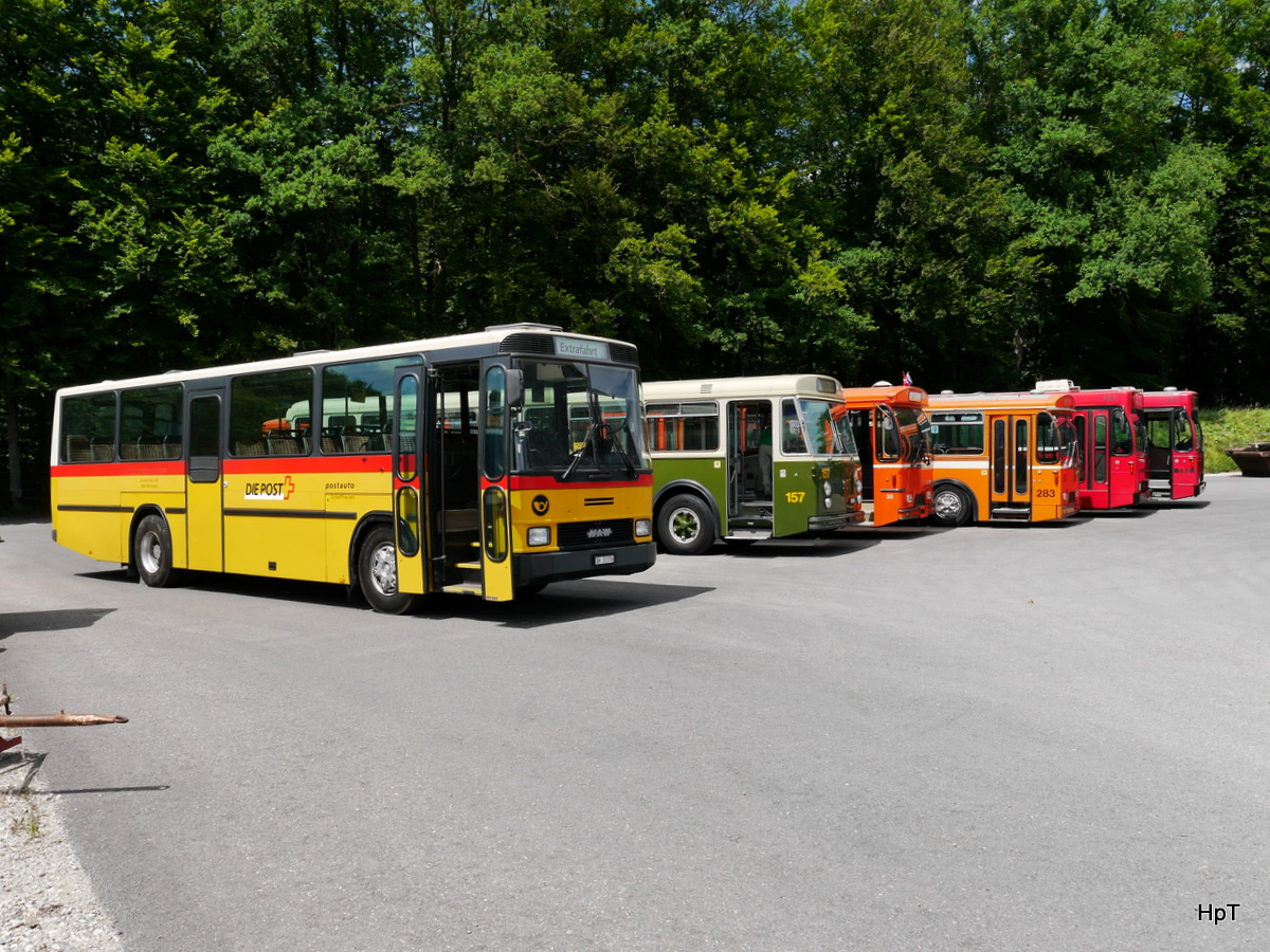 Bustag 2017 in Burgdorf - ex PTT NAW beim Fototermin in Burgdorf am 25.06.2017