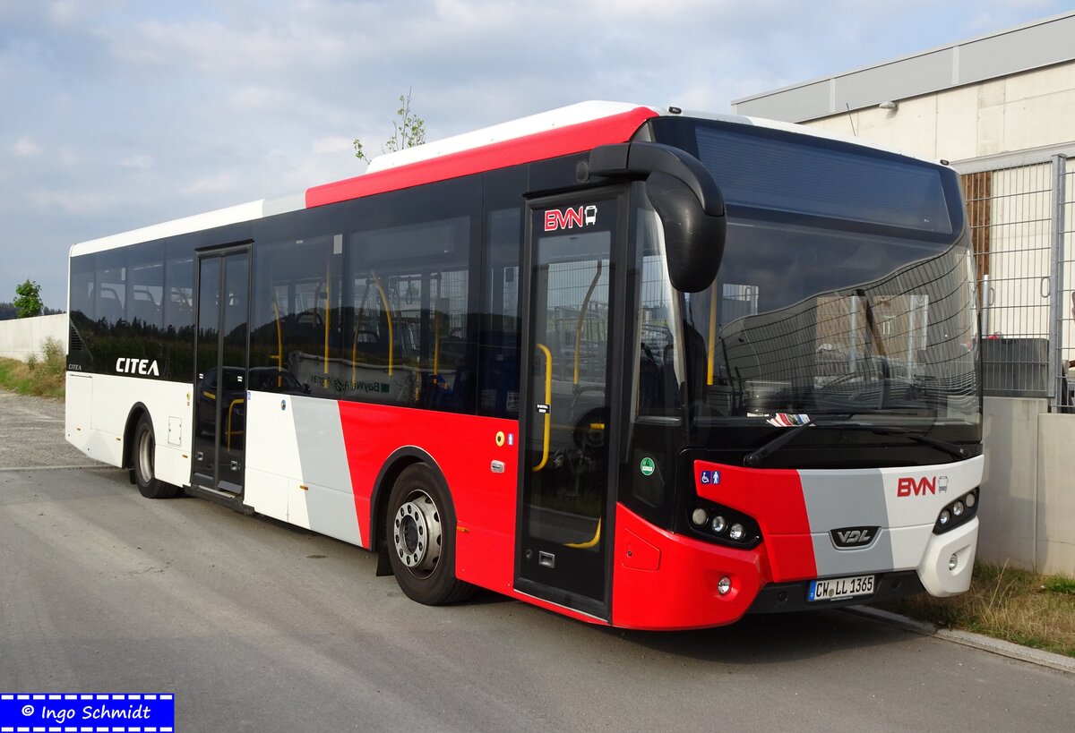 Busverkehr Nordschwarzwald (BVN / Rexer-Gruppe) ~ CW-LL 1365 ~ ex. Bus Trade & Service UAB, Vilnius / Litauen (JG-3306) ~ VDL Citea SLE 120.310 ~ 19.08.2018 in Calw