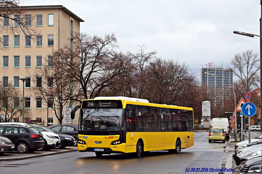 BVG 2407 - 2016-01-30 - ohne Werbung - Berlin Hertzallee - 249 Grunewald Roseneck