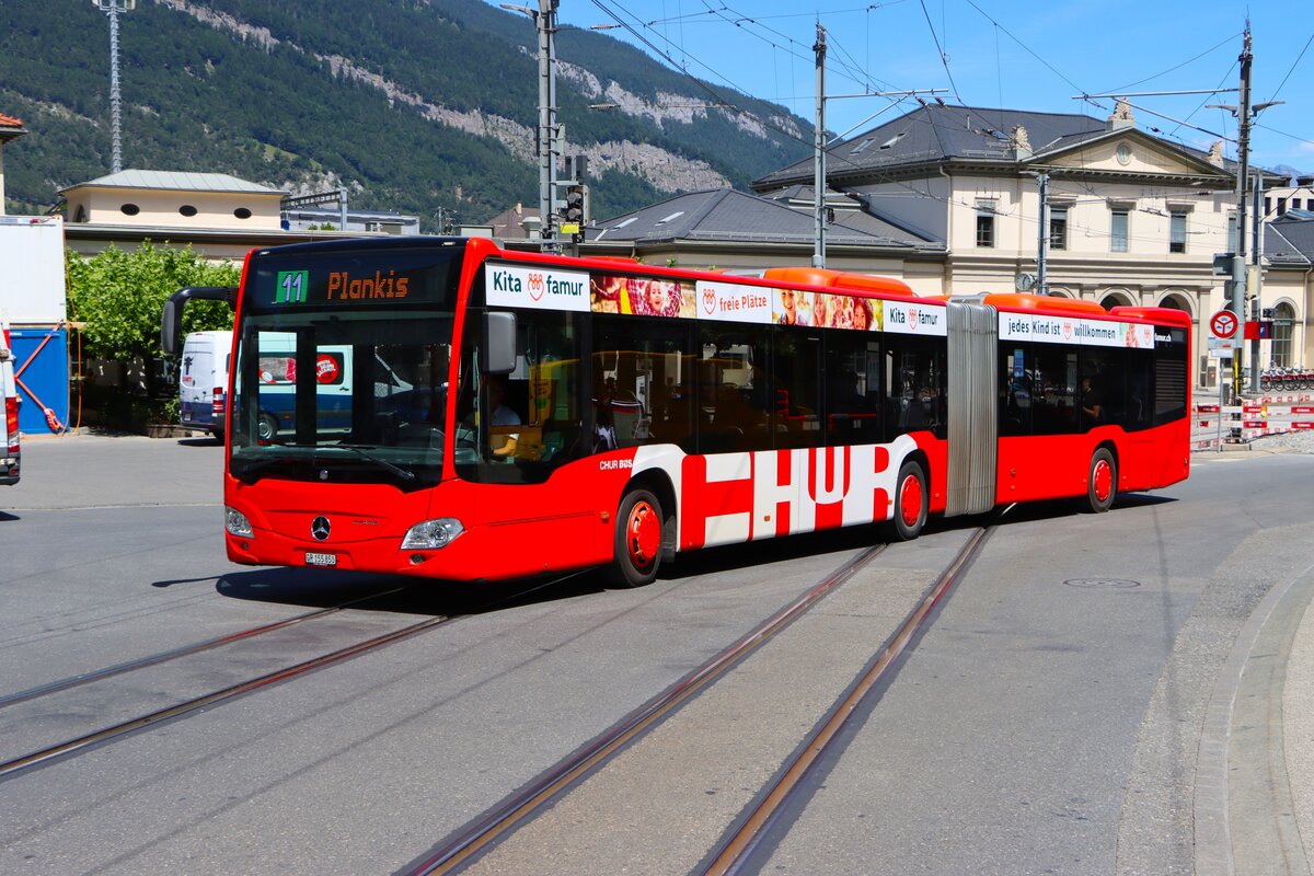 Chus Bus Mercedes Benz Citaro G am 07.07.26 am Bahnhof 