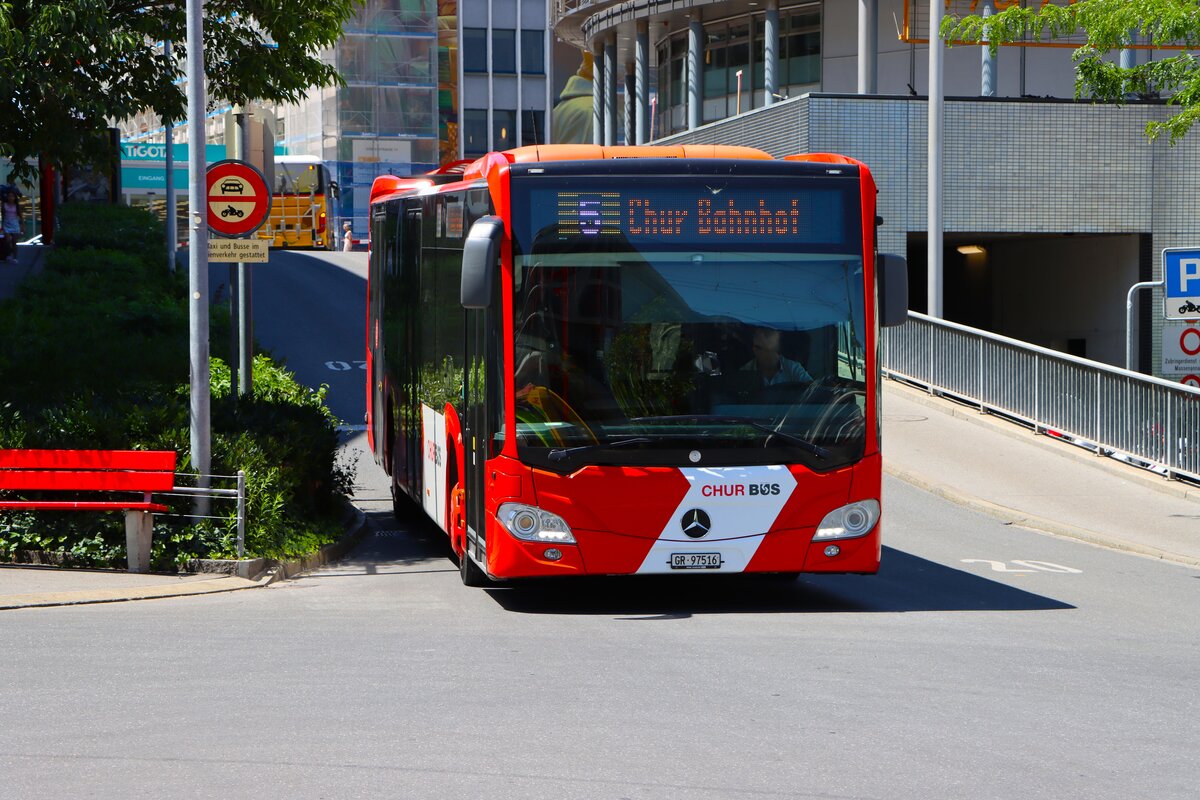 Chus Bus Mercedes Benz Citaro am 07.07.26 am Bahnhof 