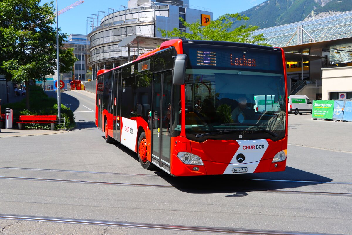 Chus Bus Mercedes Benz Citaro am 07.07.26 am Bahnhof 