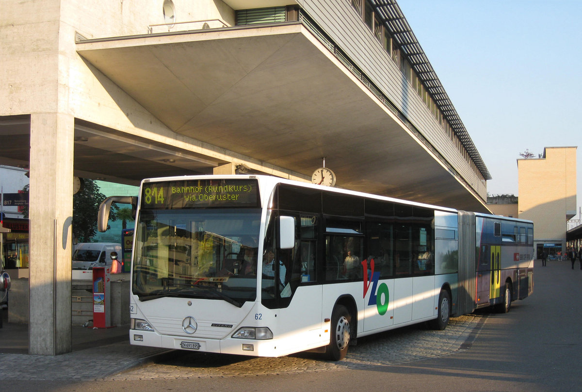 Citaro 62 am Bhf. Uster am 28.06.2010.