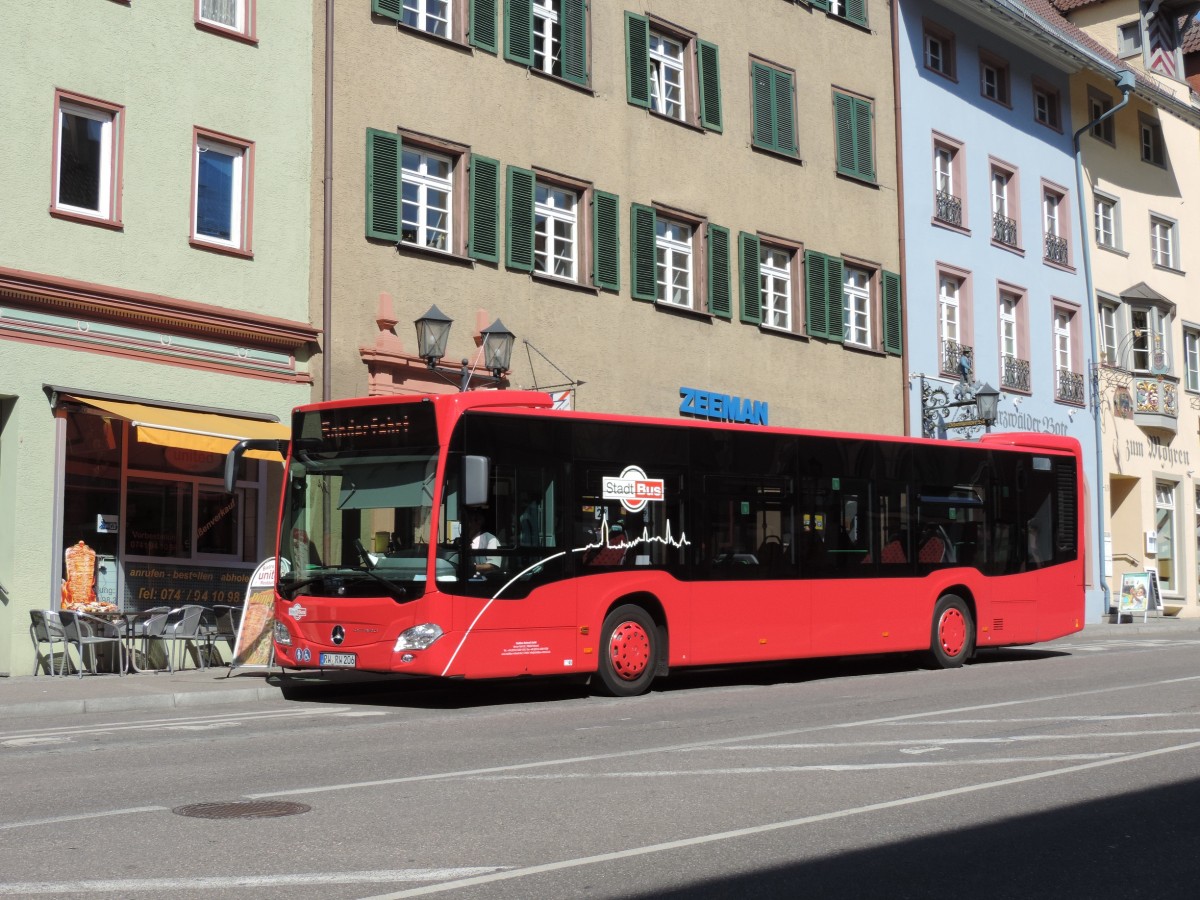 Citaro C2 Nr 206 in Rottweil am 21/05/2014...