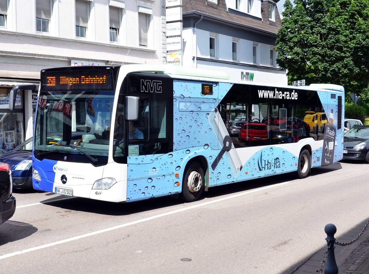 Citaro Mercedes Linienbus in Ottweiler. Am 28.06.2017