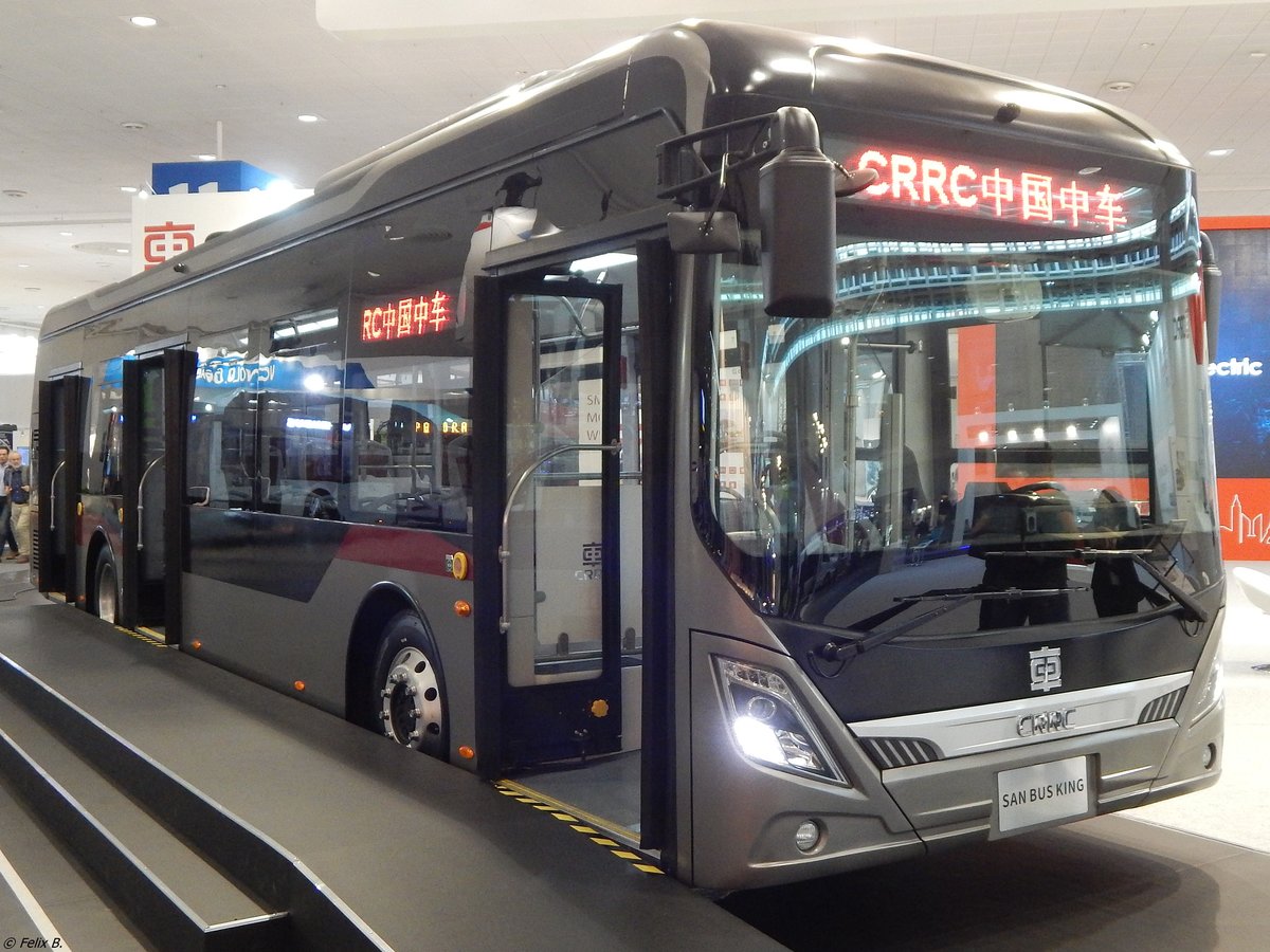 CRRC C12 Vorführwagen in Hannover auf der IAA am 24.09.2018