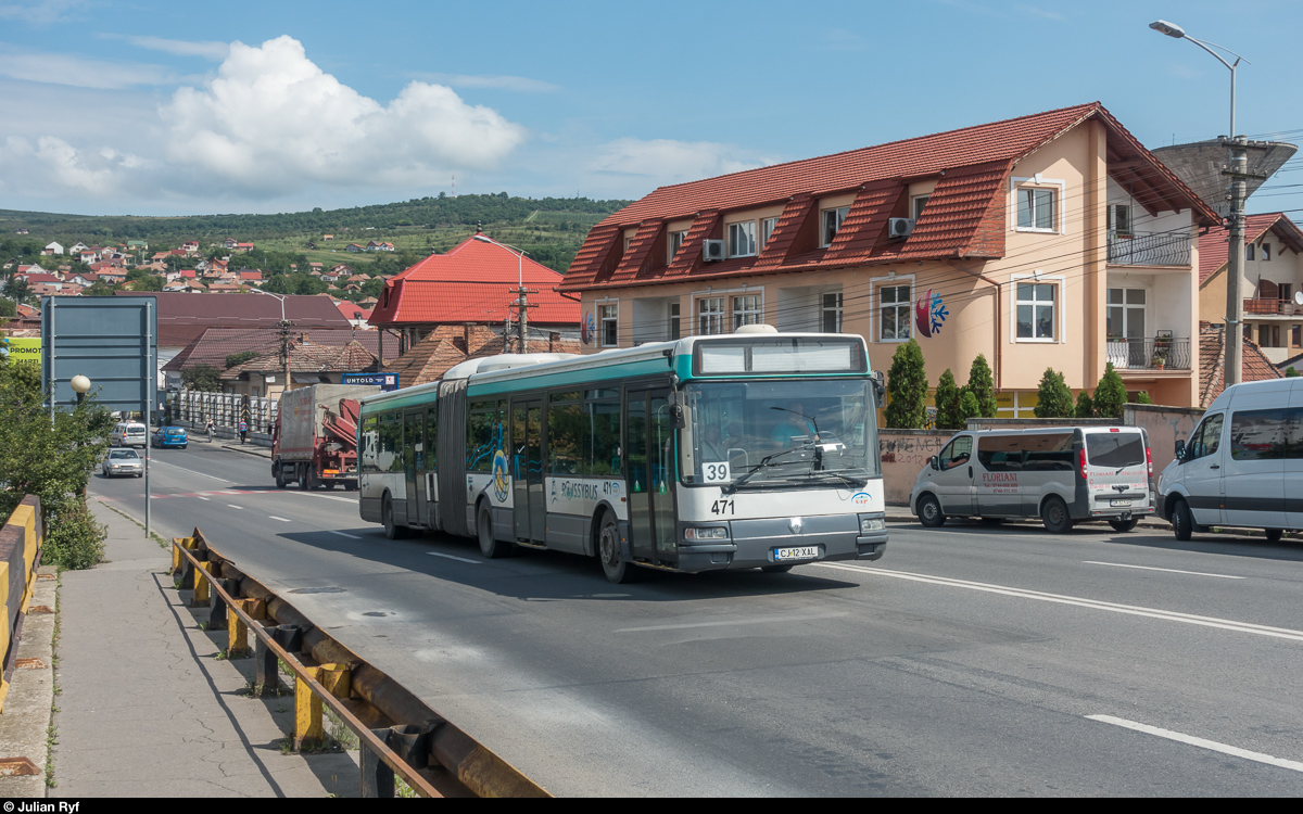 CTP 471 ex RATP Roissybus Renault Agora L am 10. Juli 2018 in der Strada Locomotivei.