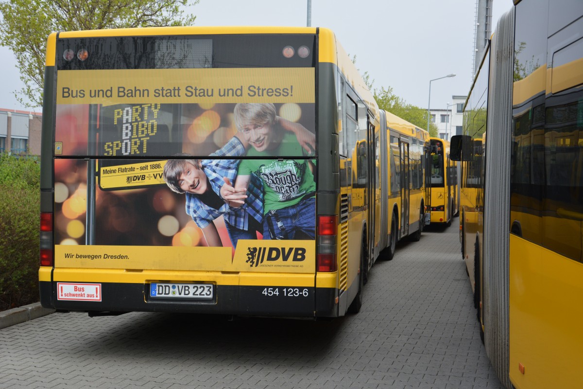 DD-VB 223 (454123-6) am 06.04.2014 Dresden Gruna.