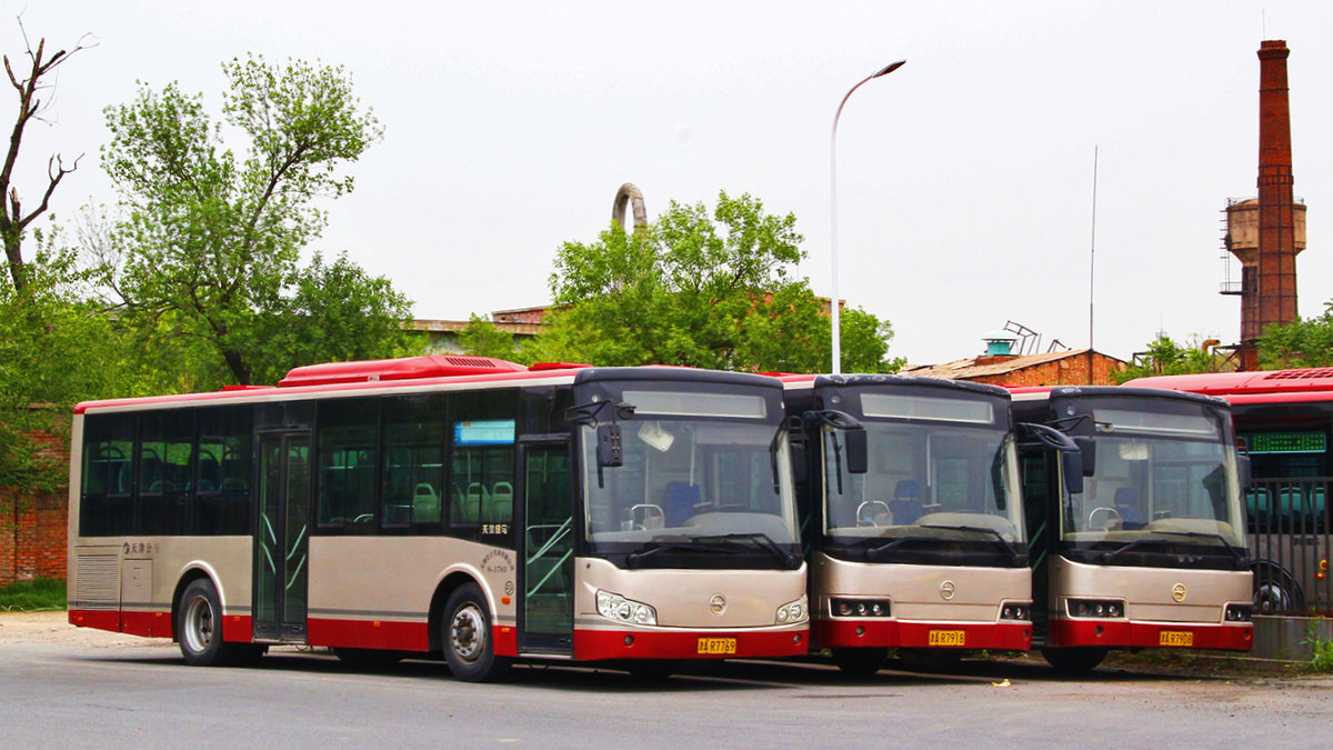 Drei JINMA Busse in Tianjin
03/01/2017