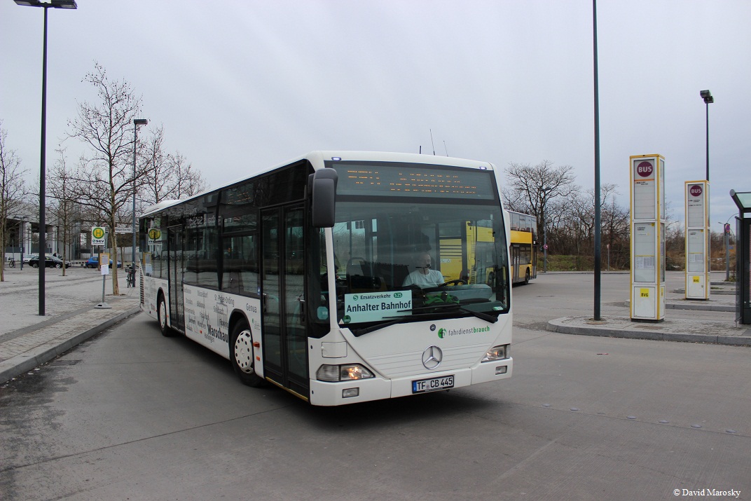 Ein Citaro I von Fahrdienst Brauch am Südkreuz Berlin. 15.02.2014
