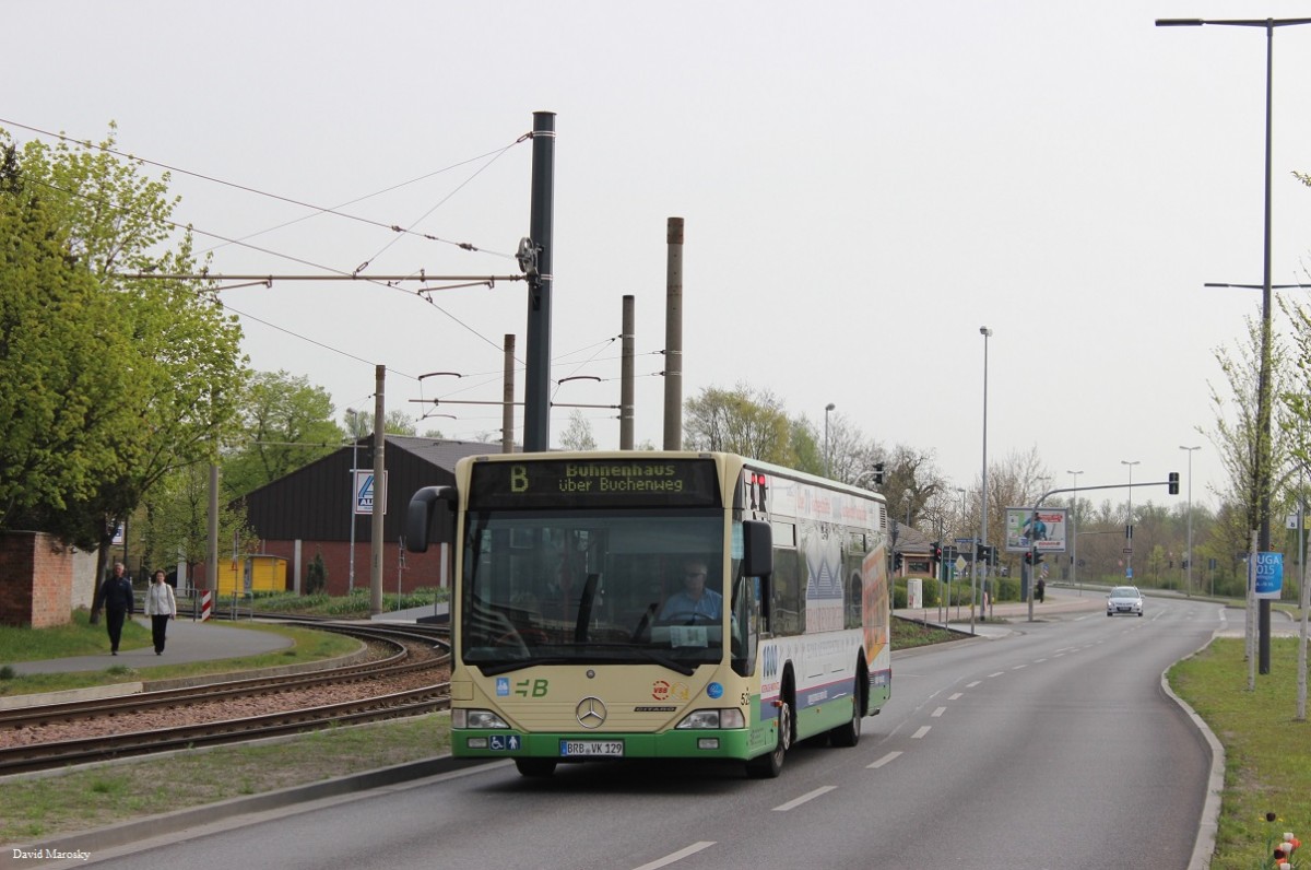 Ein Citaro I der VBBr am Brandenburger Hauptbahnhof. 24.04.2015