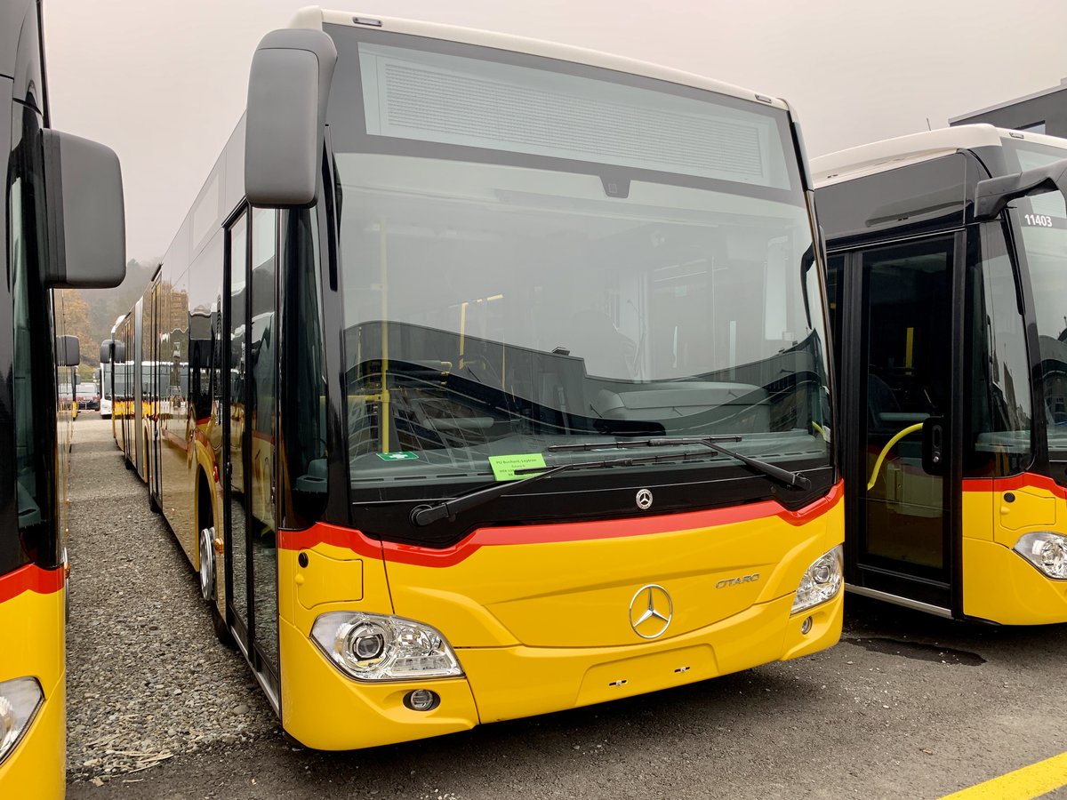 Ein neuer MB C2 G für den PU Buchard, Leytron am 11.11.20 bei Evobus in Winterthur.