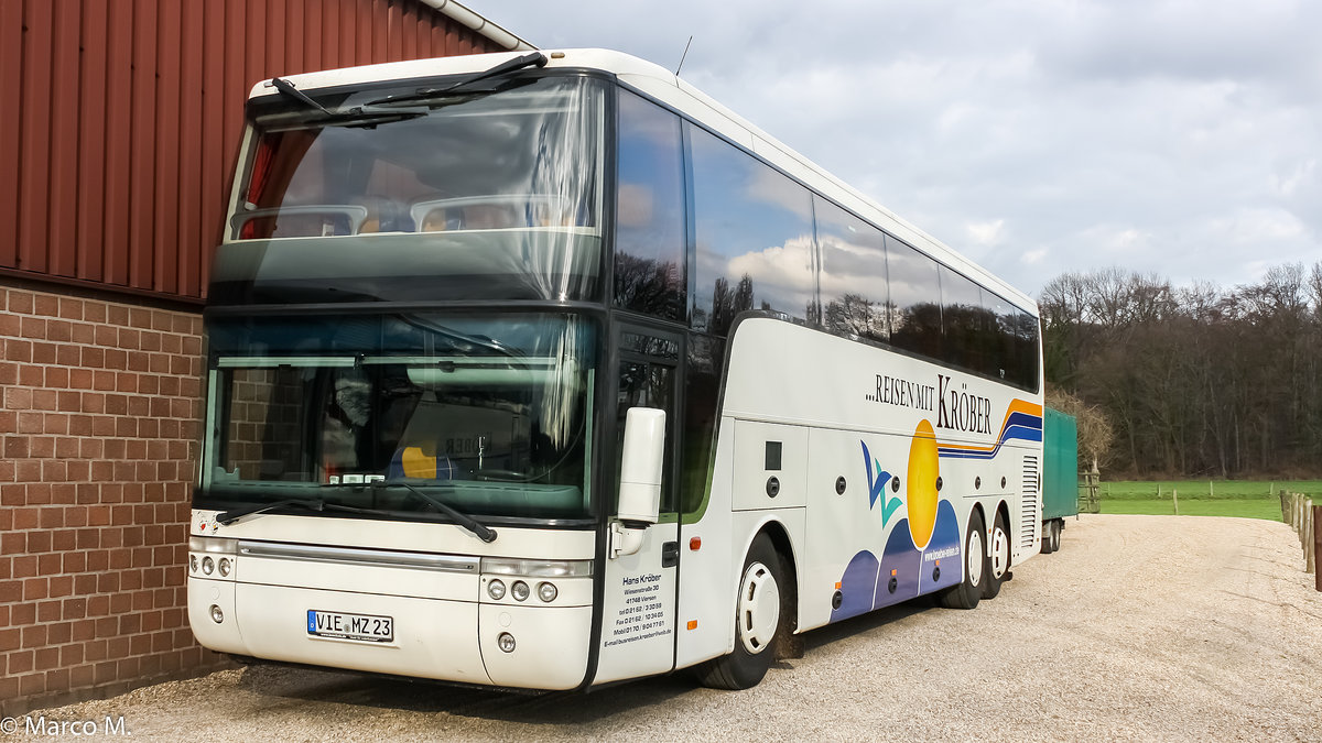 Ein Van Hool Altano T117 von Busreisen Hans Kröber auf dem Betriebshof. Einen herzlichsten Dank nochmal an das Unternehmen! | März 2019