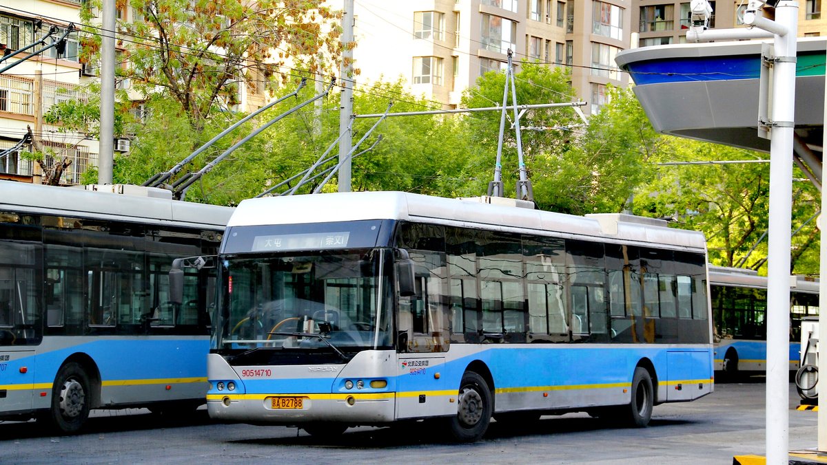 Ein Young Man-Neoplan trolleybus in Peking
06/01/2017