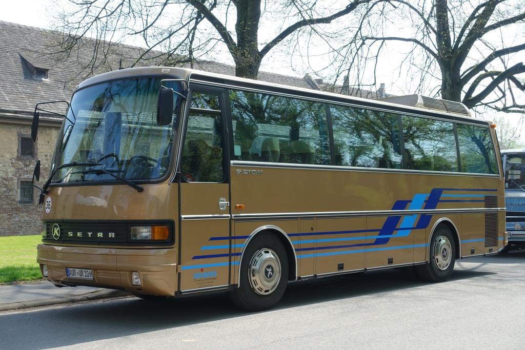 Europatreffen historischer Omnibusse: Setra S 219 H  Reimers , Bj. 1988, Höxter 21.04.2018