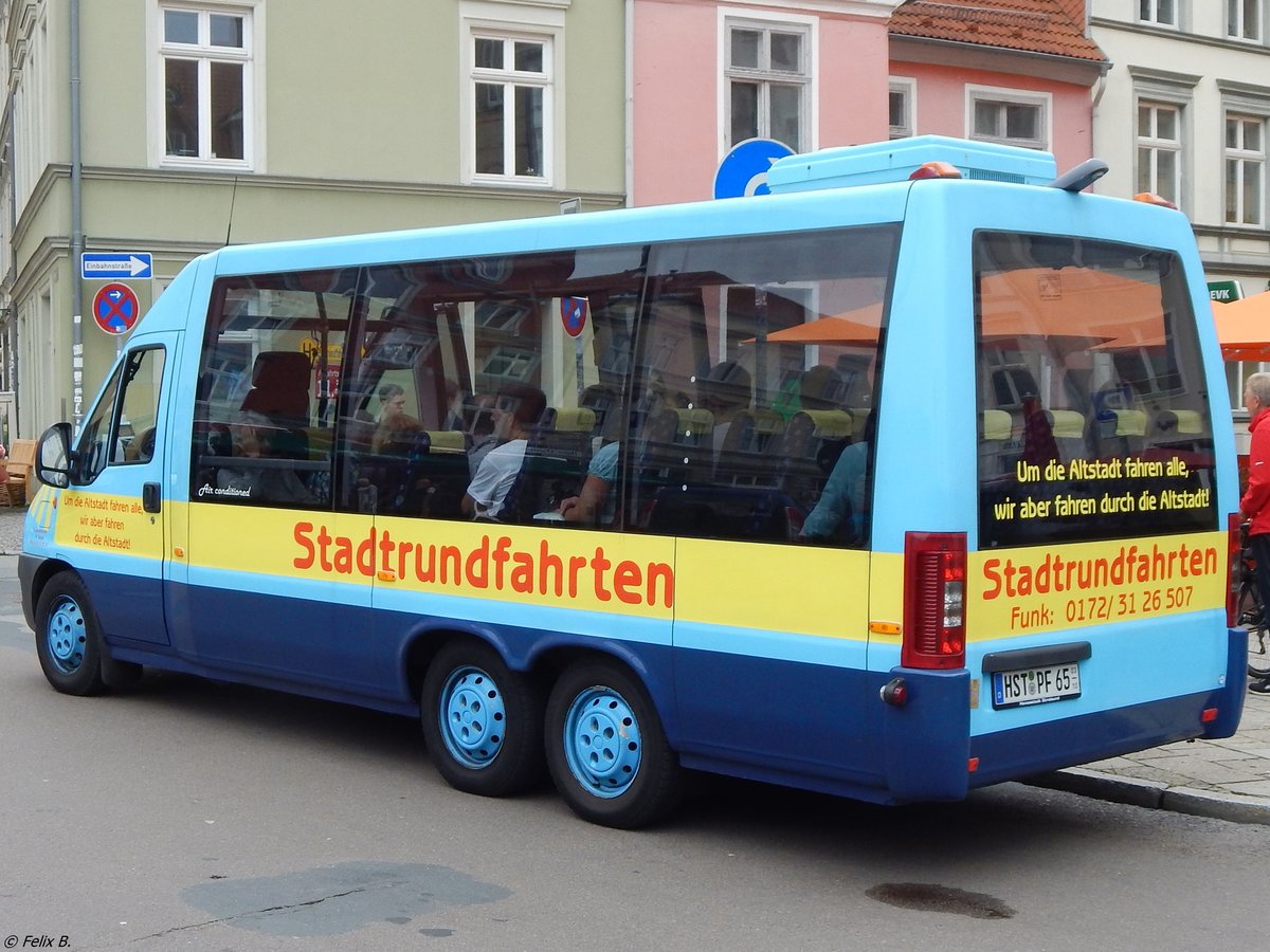 Fiat Ducato von Busunternehmen Manfred Scholz aus Deutschland in Stralsund am 21.07.2017