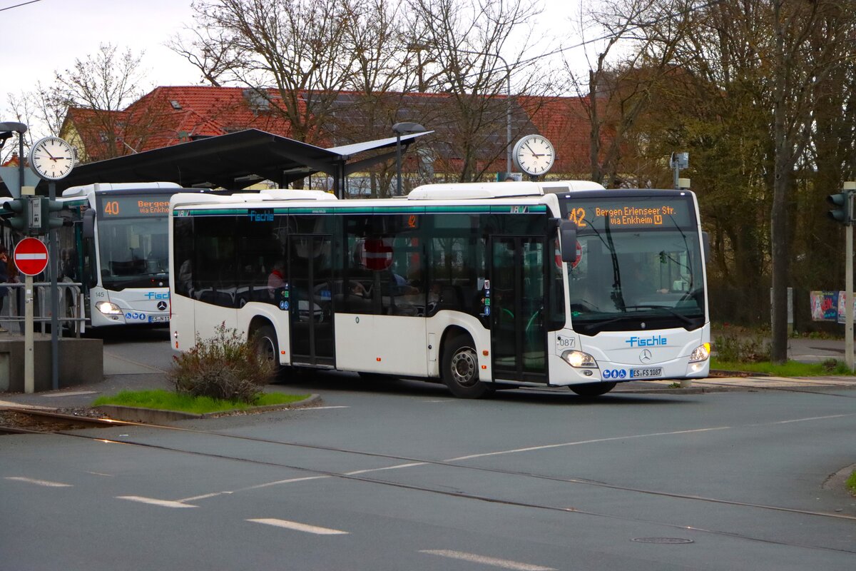 Fischle Mercedes Benz Citaro 2 für die ICB auf der Linie 42 am 13.03.26 in Frankfurt am Main