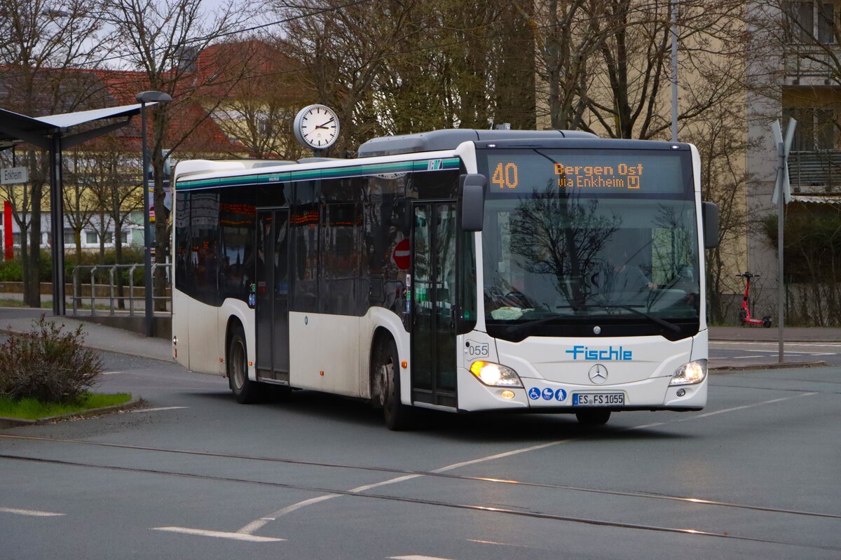 Fischle Mercedes Benz Citaro 2 für die ICB auf der Linie 40 am 13.03.26 in Frankfurt am Main