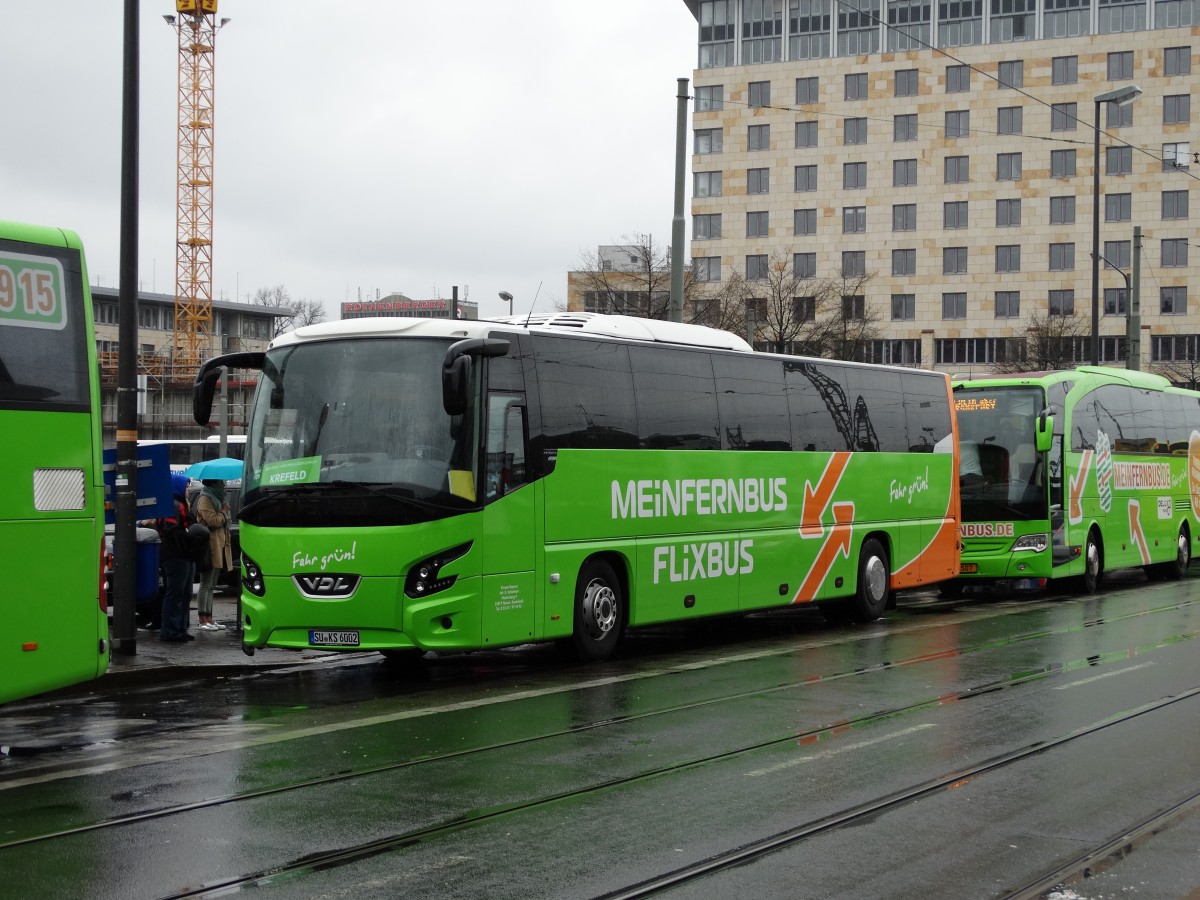 Flixbus/Meinfernbus VDL Futura am 04.04.15 in Frankfurt am Main 