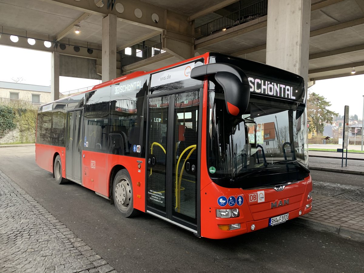FMO 5920 (Baujahr 2019) am 4.1.2020 in Backnang, Bahnhof