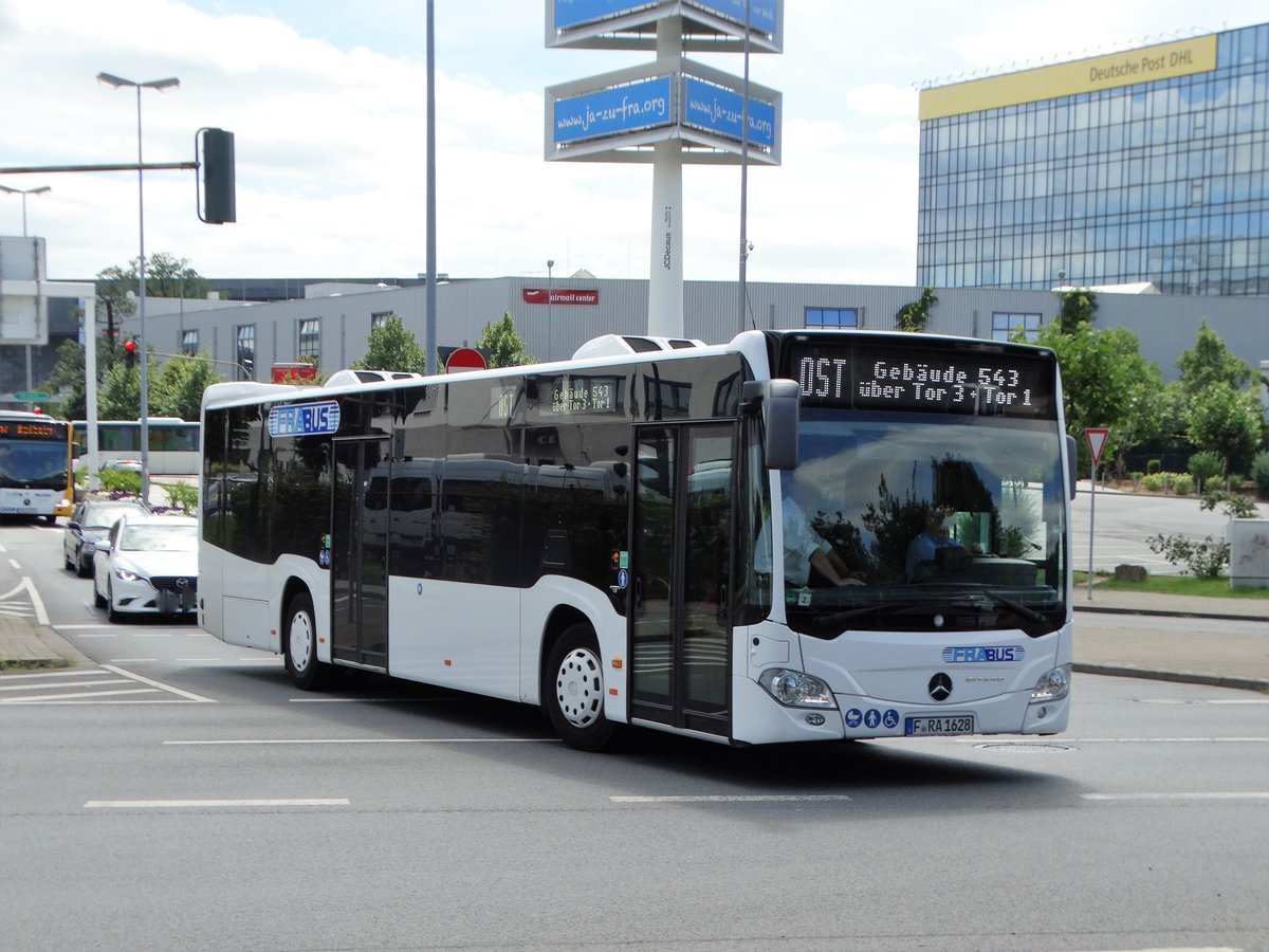 FraBus Mercedes Benz Citaro 2 am 29.07.17 am Frankfurter Flughafen 