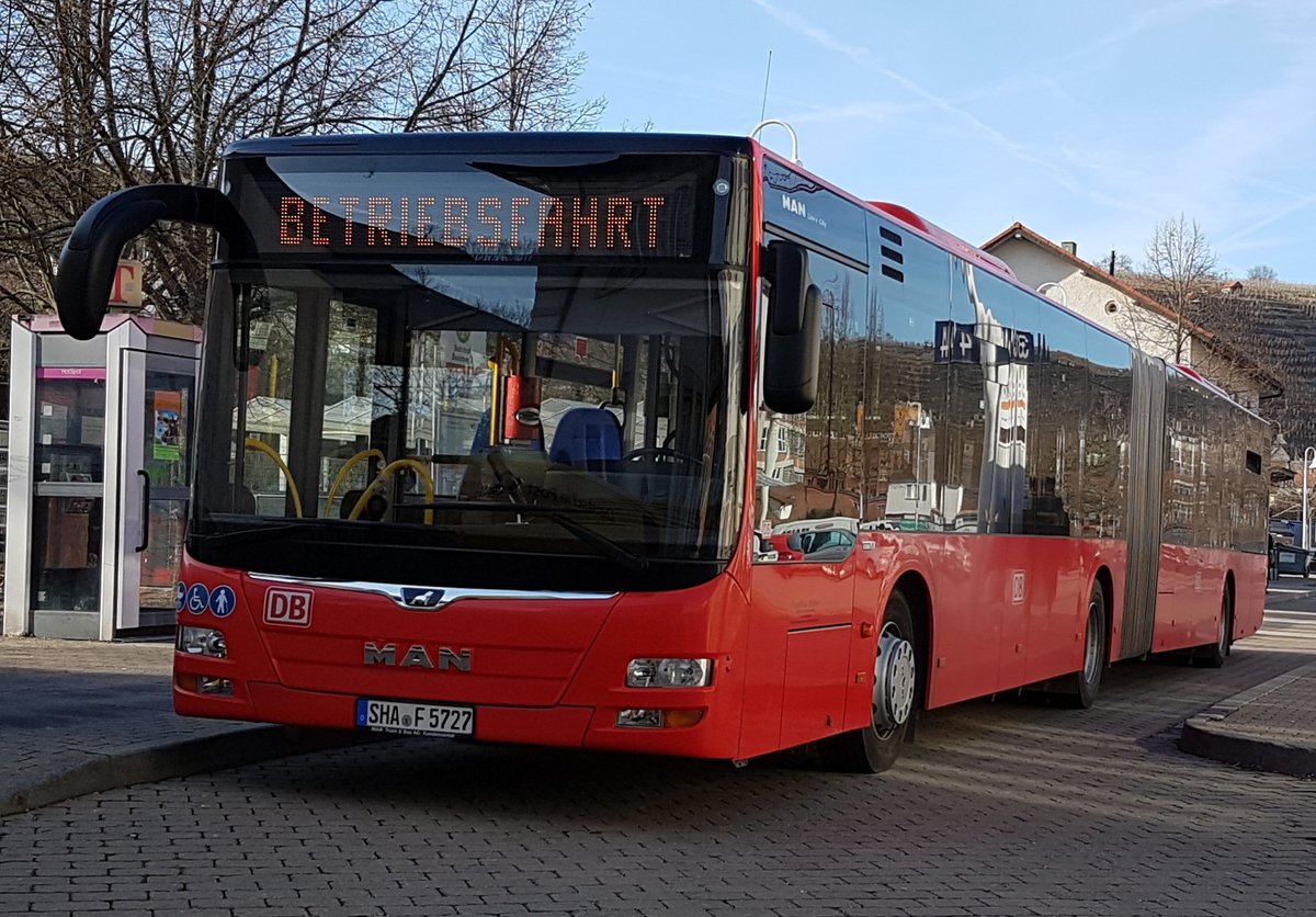 Friedrich Müller Omnibus (FMO) ~ MAN Lions City G ~ März 2019 Besigheim Bahnhof