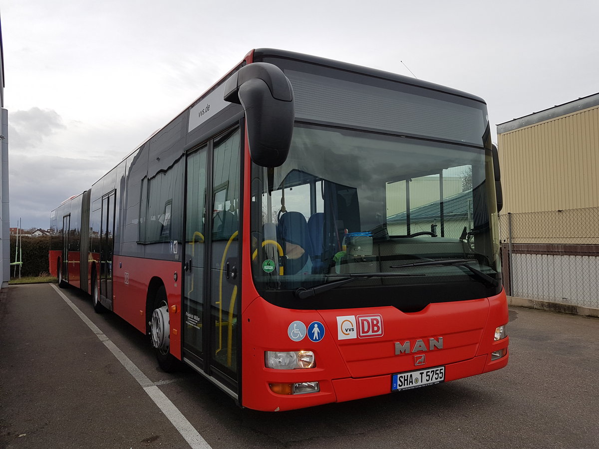 Friedrich Müller Omnibus (FMO) ~ ex SBG Freiburg ~ MAN Lions City G ~ März 2019 Sachsenheim Industriegebiet