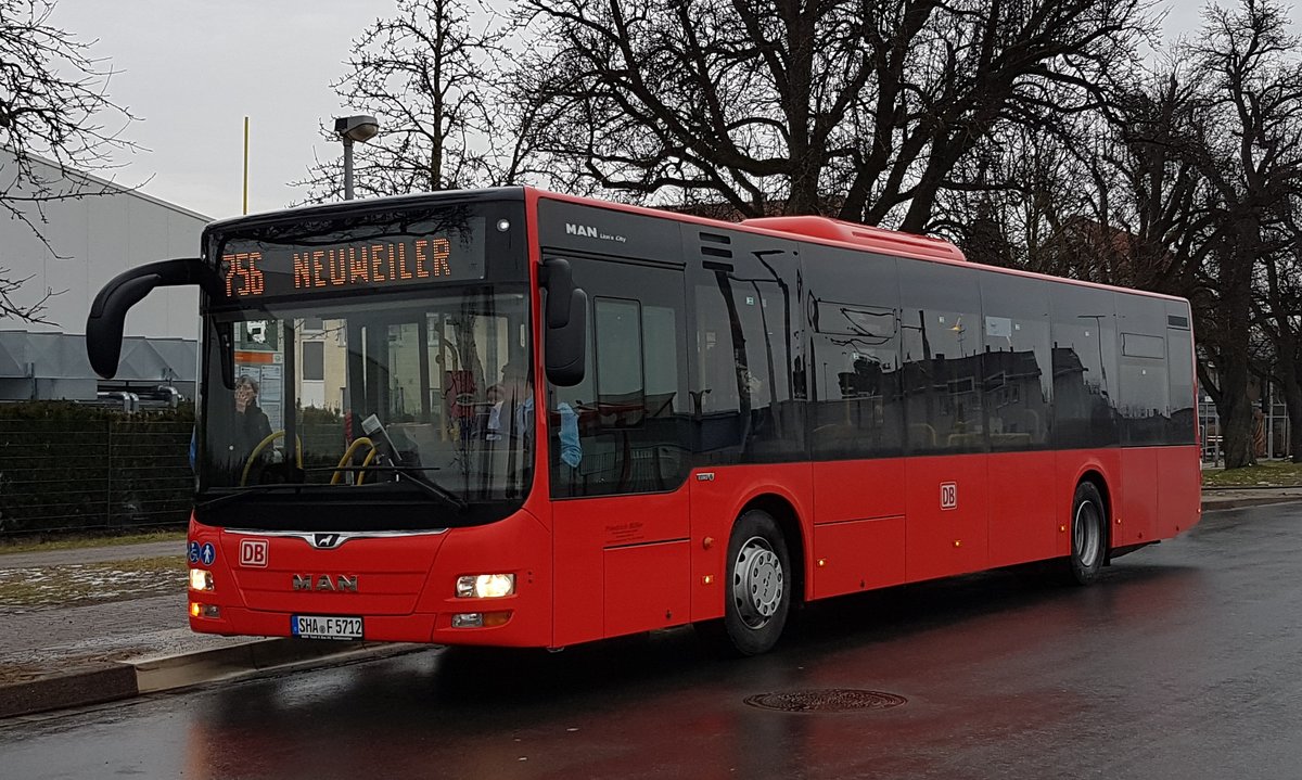 Friedrich Müller Omnibus (FMO) ~ MAN Lions City ~ Februar 2019 Holzgerlingen ~ 756 Neuweiler
