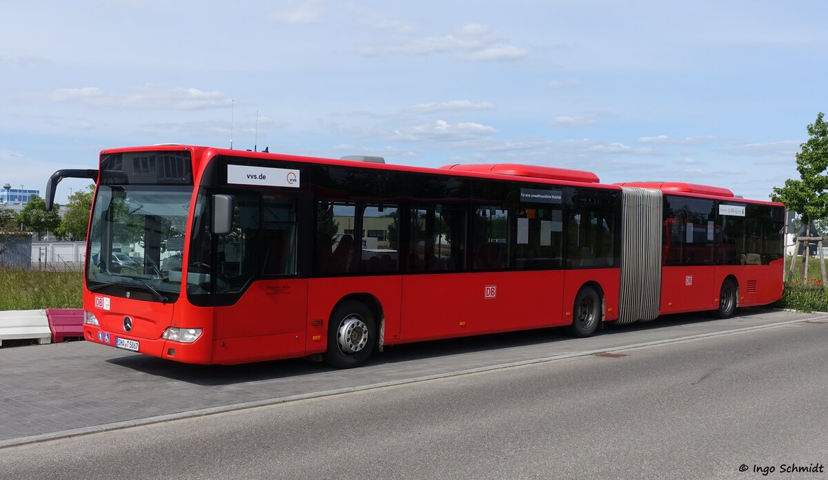 Friedrich Müller Omnibusunternehmen (FMO) aus Schwäbisch Hall | SHA-T 5867 | Mercedes-Benz Citaro Facelift G | 31.05.2020 in Leinfelden | Fahrzeughistorie: ex. Regional Bus Stuttgart / RBS (S-RS 1813)