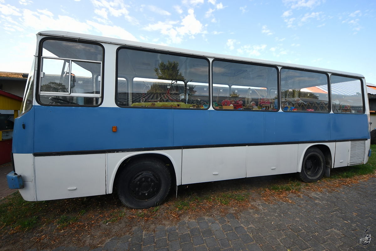 Für den Bau des Ikarus Z11 (211) wurden in Kooperation mit IFA Baugruppen des DDR-Lkw W50 genutzt. (DDR-Museum Dargen, August 2021)