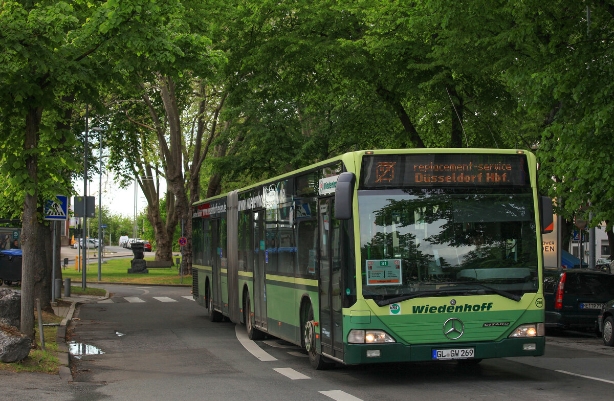 GL-GW 269, Hilden S, 24.05.2021, SEV(S1) nach Düsseldorf Hbf