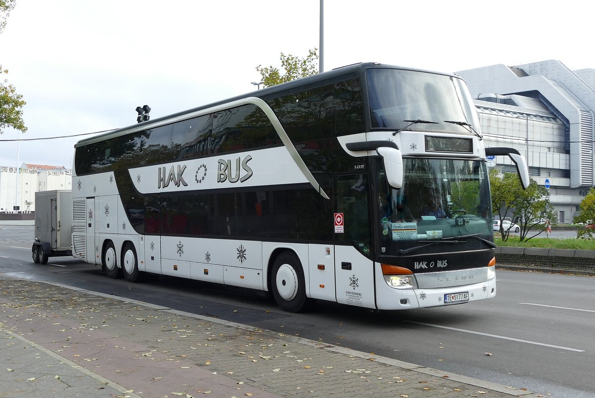 HAK BUS_ Setra S 431 DT, '5177AF'. Berlin im November 2020.