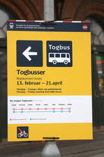 Haltestelle SEV in Kolding. Aufgenommen  25.03.2017  gegen 08:00 Uhr.
Kurz vorher stand dort ein Bus von Sydtrafic.