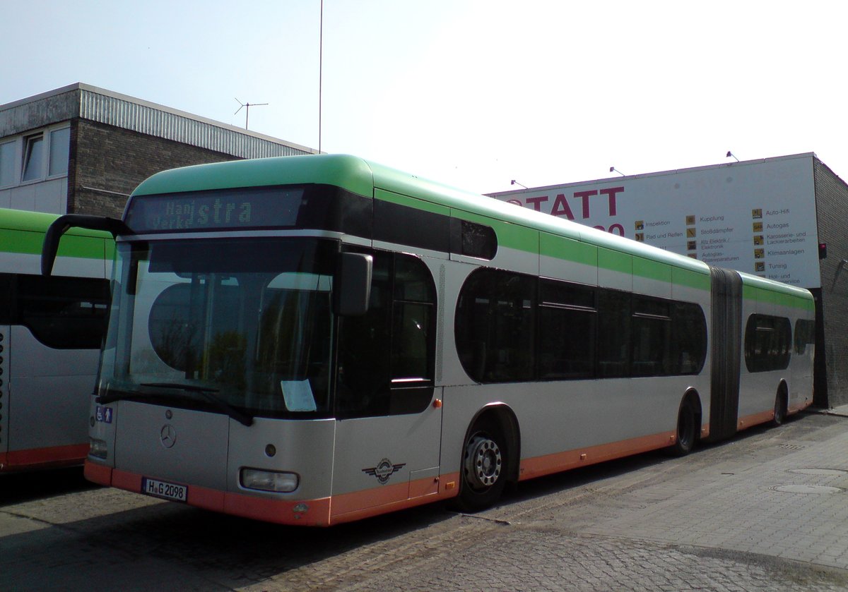 Hartmann Bus im Busdepot am Alten Flughafen in Hannover am 01.04.2014