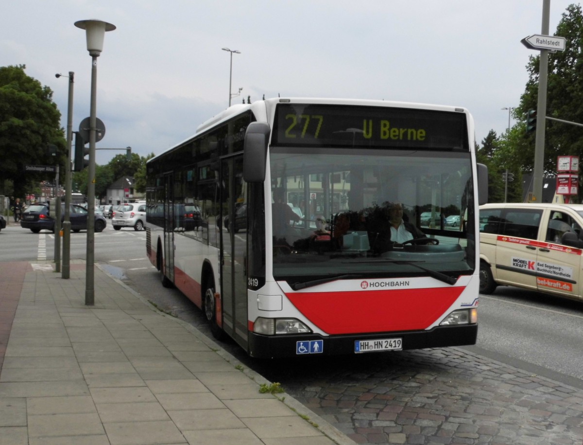 HHA 2419 MB O 530 auf Linie 277, Steilshooper Allee am 13.07.15