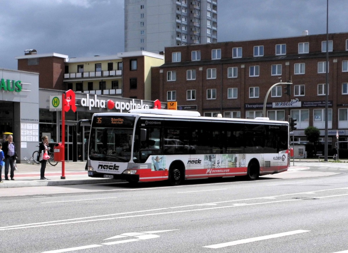 HHA 6903- MB O 530 II, Jenfeld-Zentrum am 31.07.15