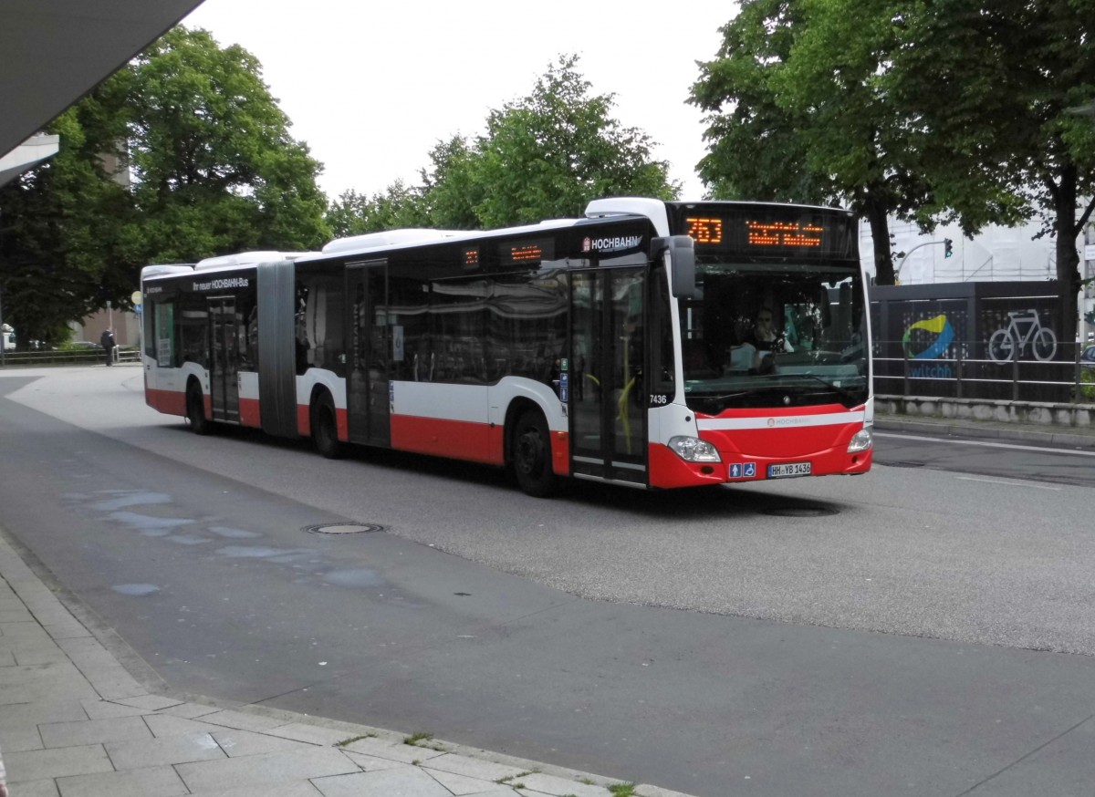 HHA 7436 MB O 530 C2 G auf Linie 263, U Wandsbek Markt am 13.07.15