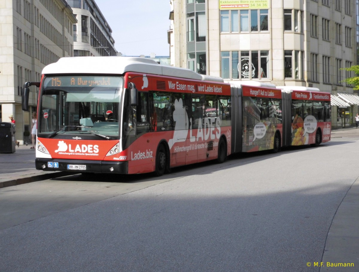 HHA 8705 - Van Hool AGG 300, Rathausmarkt am 2.8.15