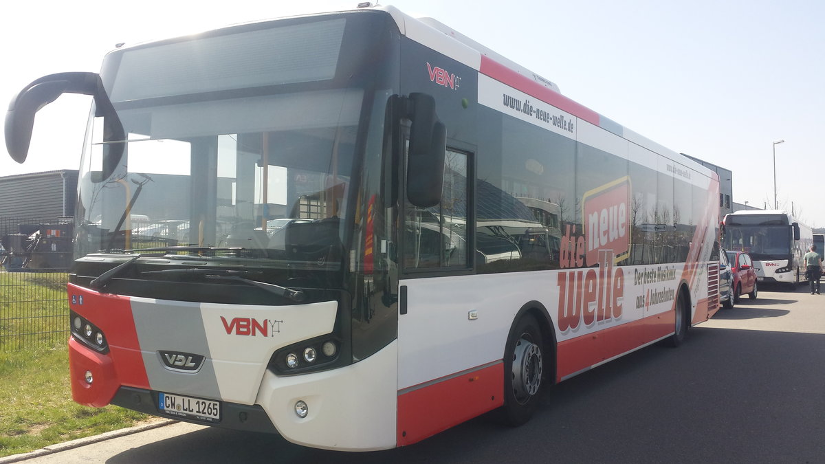 Hier wartet der CW LL 1265 der VBN (Rexer Gruppe) auf seinen nächsten Einsatz. Gesichtet am 08.04.2018 in Calw.