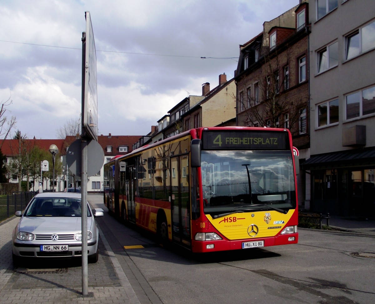 HSB Mercedes Benz Citaro C1 G am 26.03.14 in Hanau