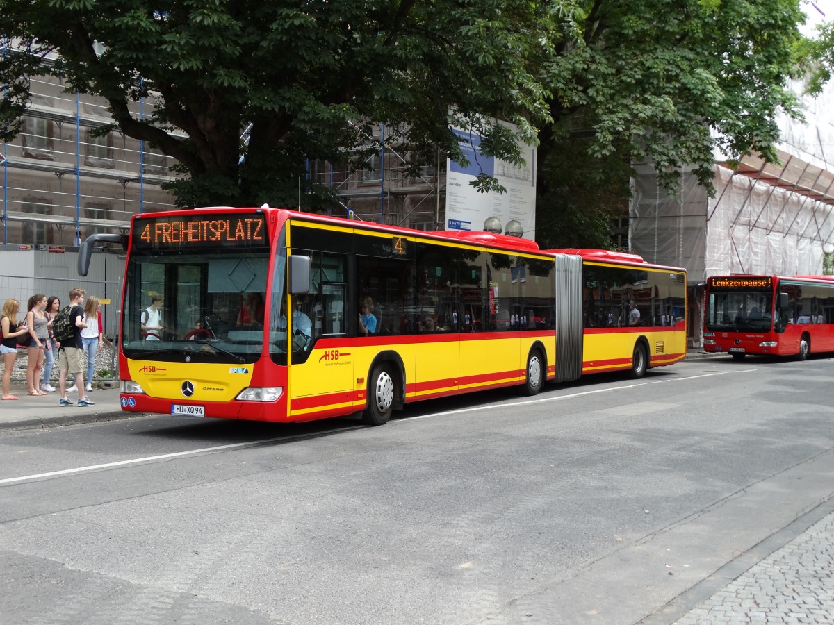 HSB Mercedes Benz Citaro C1 Facelfit G am 17.07.14 in Hanau auf der 4 