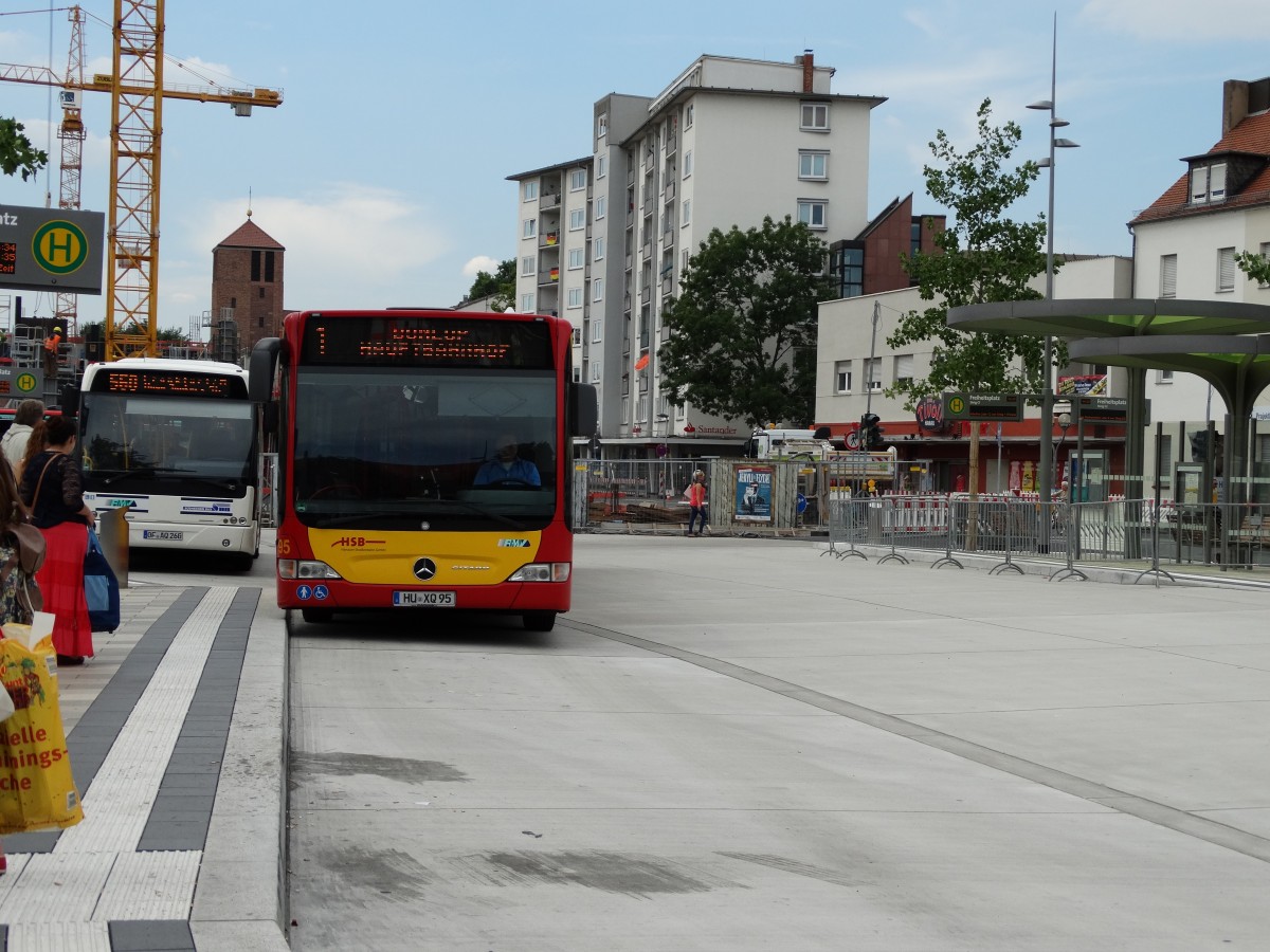 HSB Mercedes Benz Citaro C1 Facelfit G am 17.07.14 in Hanau 