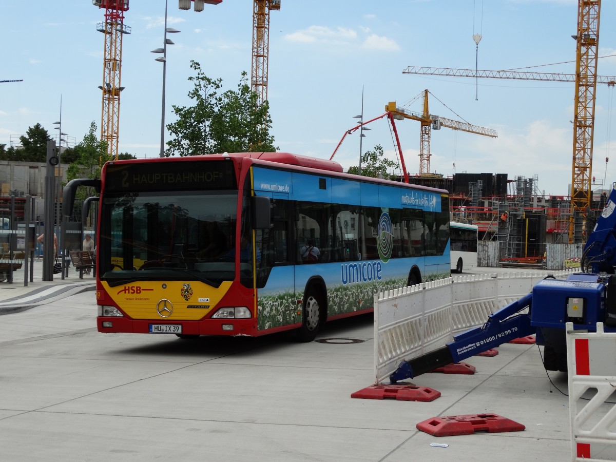 HSB Mercedes Benz Citaro C1 am 17.07.14 in Hanau