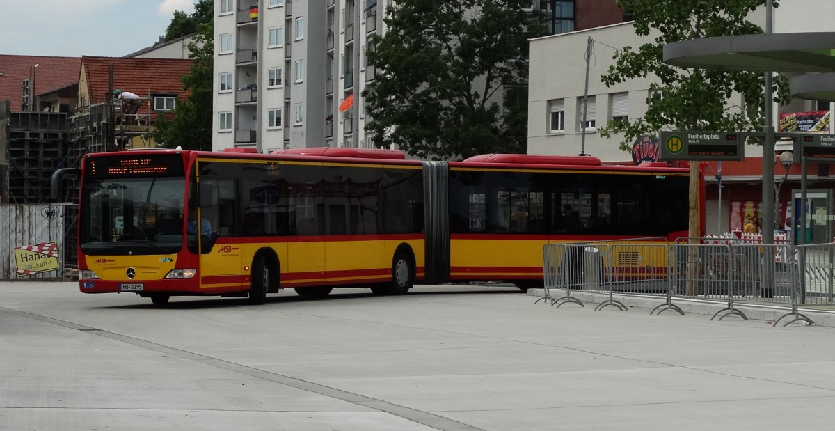 HSB Mercedes Benz Citaro C1 Facelift G am 17.07.14 in Hanau 